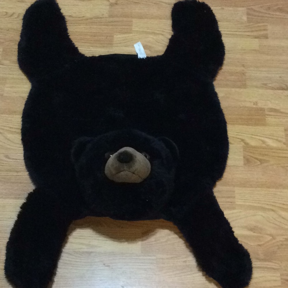 Beautiful Bear Rug/child play at